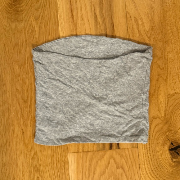 EUC Brandy Melville Grey Tube Top - Picture 5 of 5
